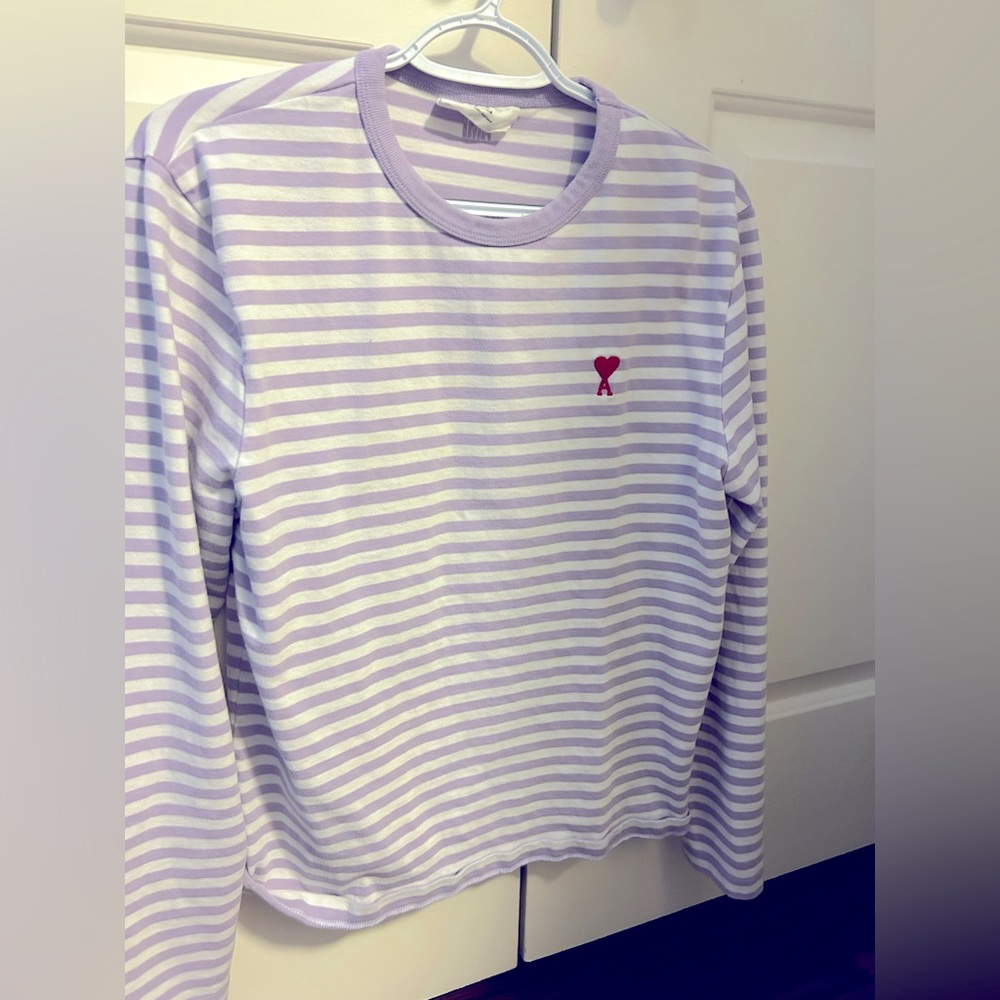 AMI striped long sleeve, size S